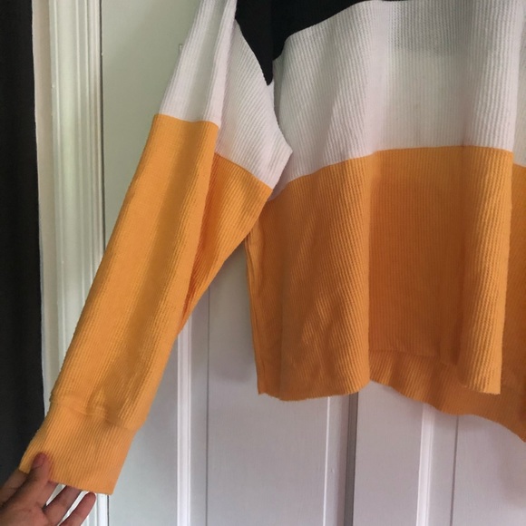 Striped Colorblock Tee Long Sleeve HOST PICK! - Picture 6 of 6